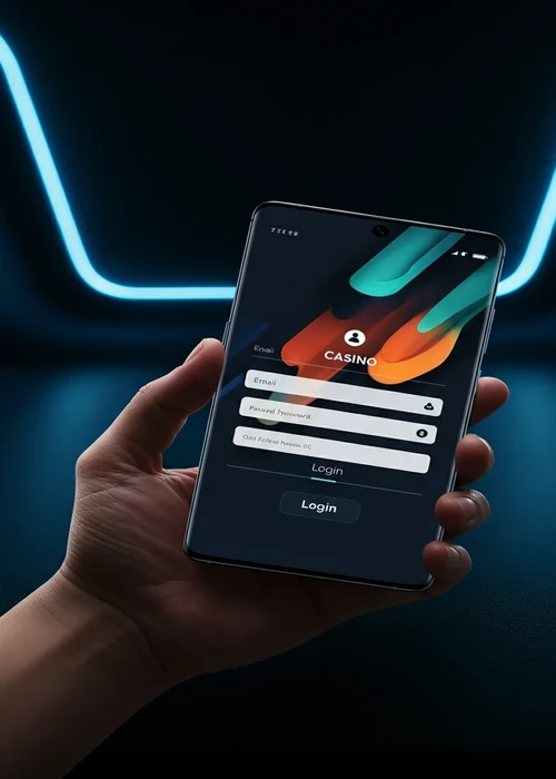 Betify Casino login interface with integrated social sign-in